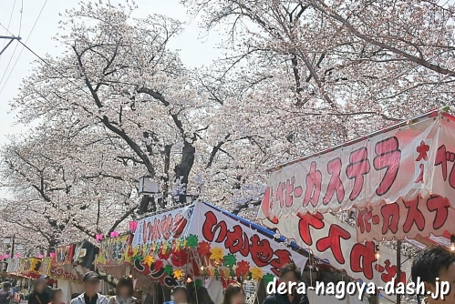 [五条川]岩倉桜祭りの屋台