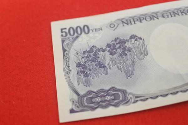 五千円札の燕子花図01