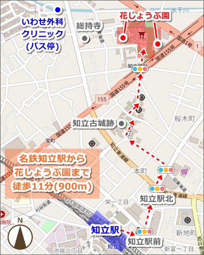 知立公園花しょうぶまつり(愛知県知立市)アクセスマップ01