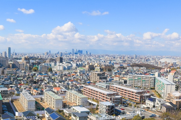 平和公園(名古屋市)アクアタワーからの眺め01