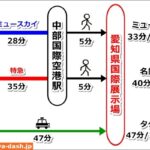 名古屋駅から愛知県国際展示場(スカイエキスポ)へのアクセスまとめ図01