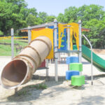 洲原公園(愛知県刈谷市)遊具広場の複合遊具02